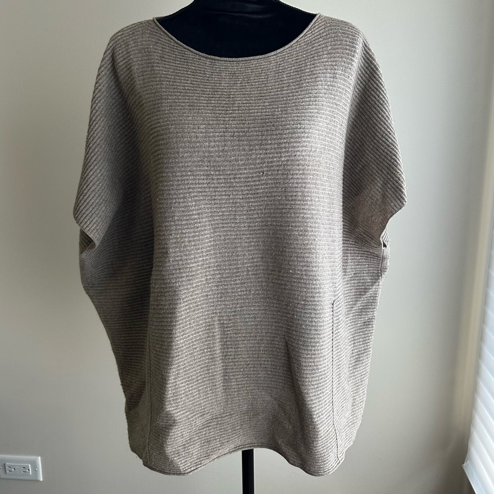 Vince Tan Cashmere Oversized Sweater